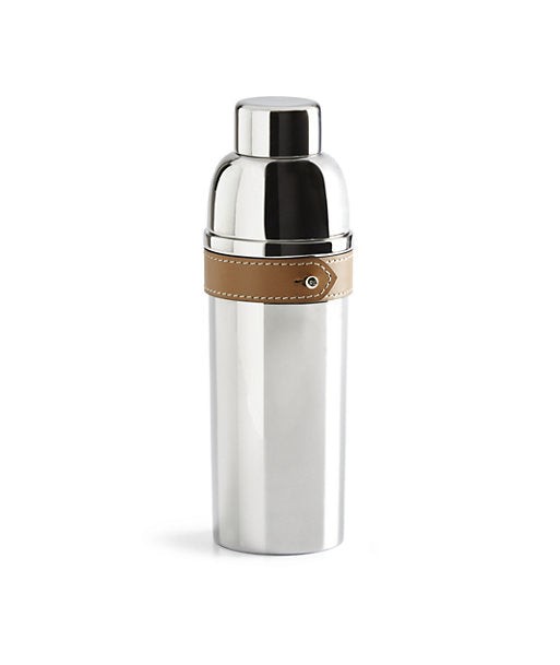 Wyatt Cocktailshaker aus Stahl und Braun offre 