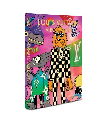 Louis Vuitton-Buch: Virgil Abloh (klassisches Cartoon-Cover) le concept de la Pate a emporter 