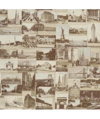 RL New York Postkarten-Sepia-Hintergrundbild livraison gratuite