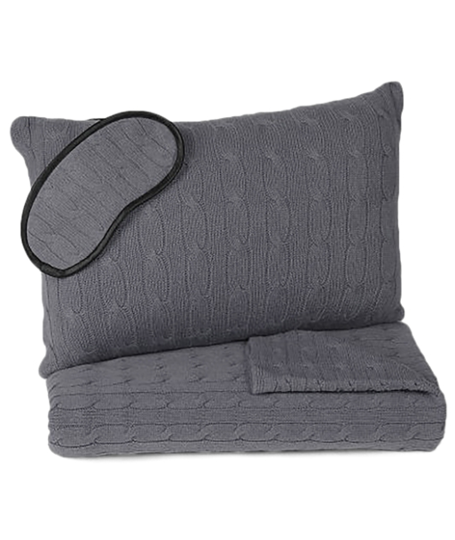 Cable Cashmere Charcoal Reiseset de technologie