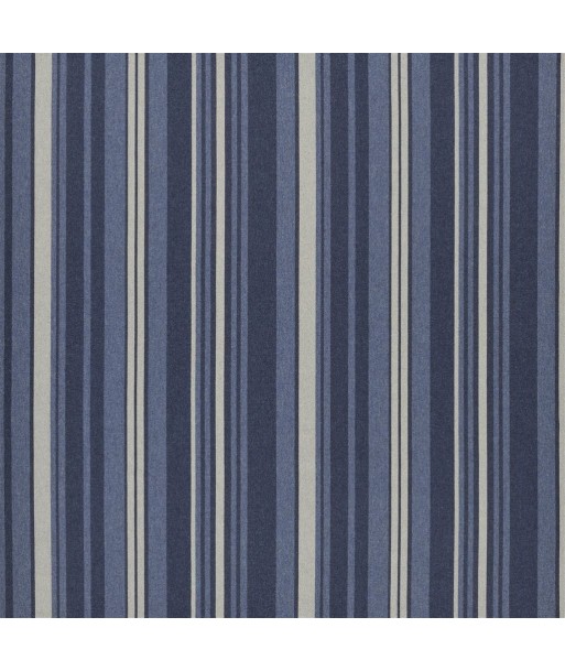 RL Big Basin Stripe Stoff – Indigo de pas cher