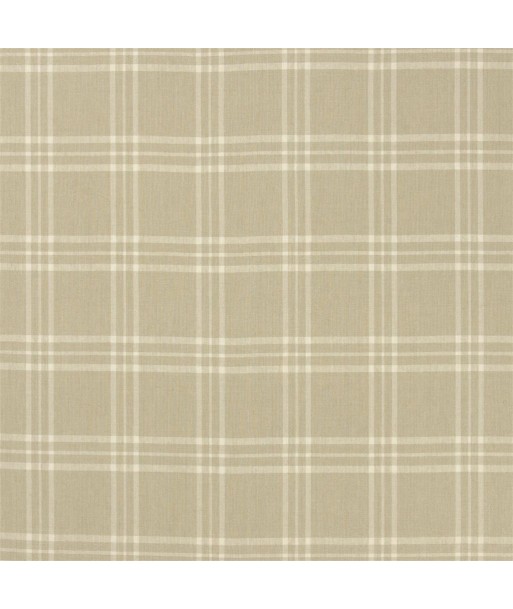 RL Cross Wind Plaid-Stoff – Creme/Leinen 50-70% off 