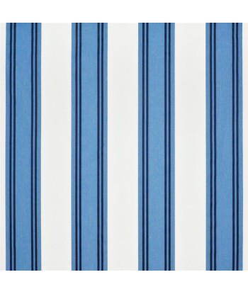 RL Garland Stripe Stoff Königsblau pour bénéficier 