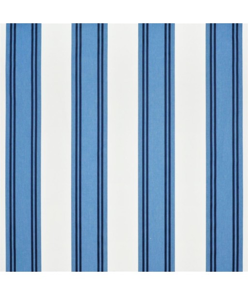 RL Garland Stripe Stoff Königsblau pour bénéficier 