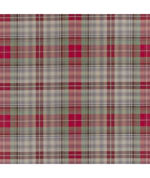 Stoff RL Glasglow Tartan Vintage Rot paiement sécurisé