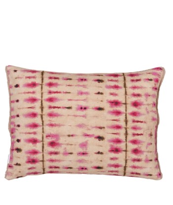 DG Shibori Fuchsia Kissen le des métaux précieux