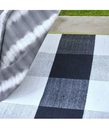 Saliya Outdoor-Teppich Schwarz brillant des détails fins